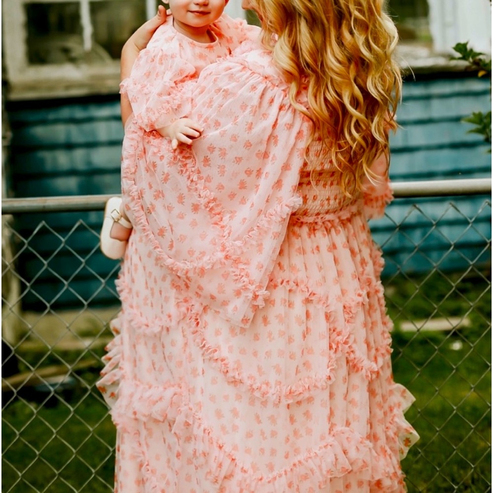 NWT JessaKae Pink Floral Ever After Dress